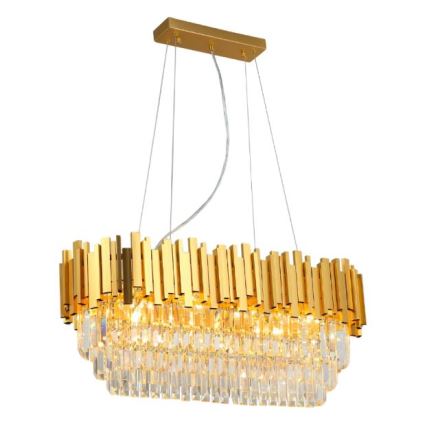 Brilagi - PLAZA vaijerilla roikkuva riippuvalaisin 10xE14/40W/230V