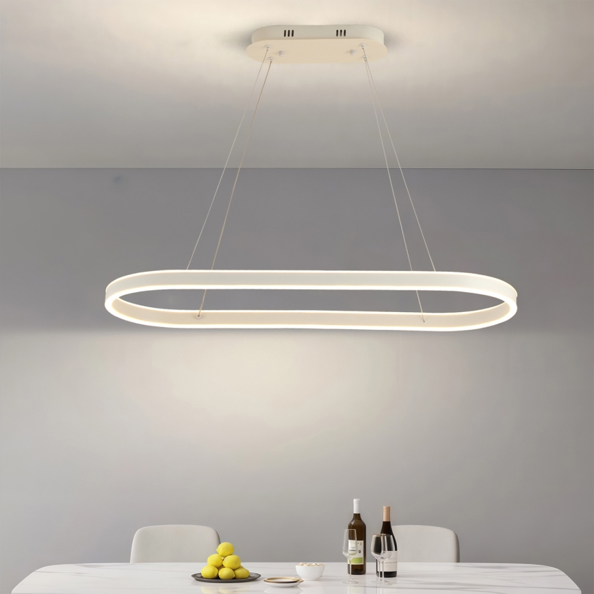 Brilagi - PONDIE LED-riippuvalaisin vaijerilla LED/45W/230V 80x30 cm valkoinen