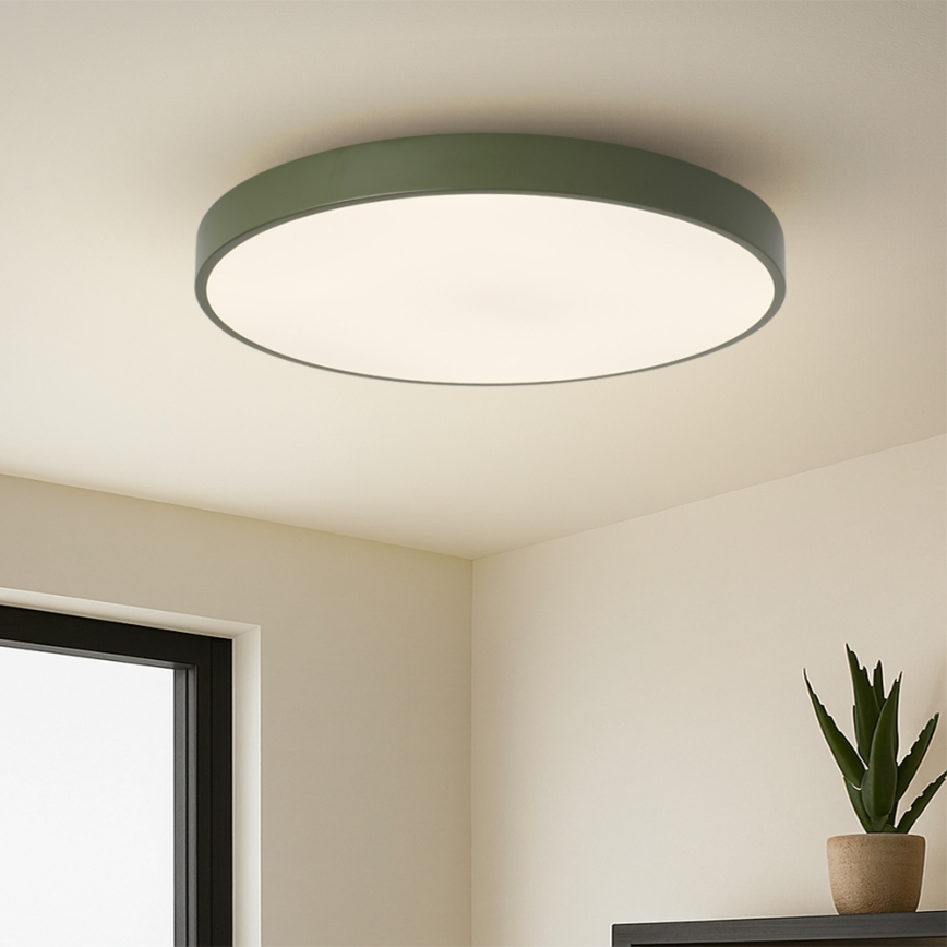 Brilagi - himennettävä LED-kattovalaisin POOL LED/60W/230V 3000-6000K, halkaisija 60 cm, vihreä + kauko-ohjain