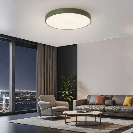 Brilagi - himennettävä LED-kattovalaisin POOL LED/60W/230V 3000-6000K, halkaisija 60 cm, vihreä + kauko-ohjain
