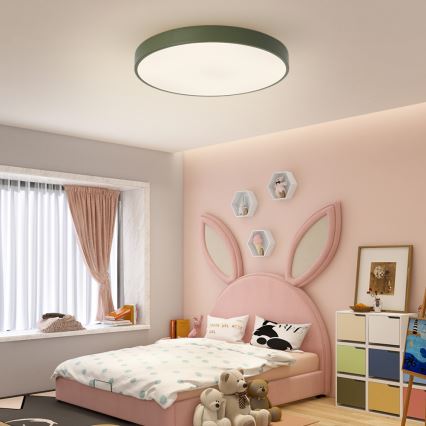 Brilagi - himennettävä LED-kattovalaisin POOL LED/60W/230V 3000-6000K, halkaisija 60 cm, vihreä + kauko-ohjain