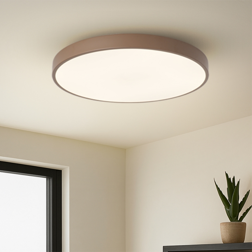 Brilagi - himmennettävä LED-kattovalaisin POOL LED/60W/230V 3000-6000K halkaisija 60 cm ruskea + kaukosäädin