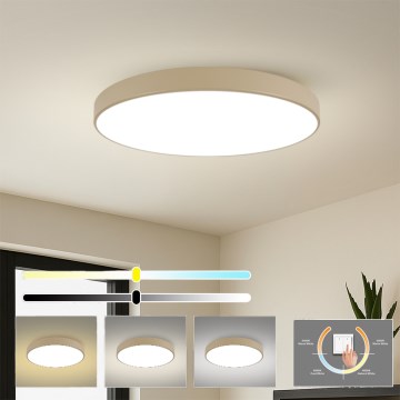 Brilagi - POOL LED -kattovalaisin 128 W, 230 V, 3000/4000/6000 K, Ø 100 cm, beige