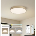 BRILAGI - POOL SMART himmennettävä LED-kattovalaisin LED/60W/230V 3000-6000K Ø 50 cm Wi-Fi Tuya kultainen + kaukosäädin