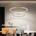 Brilagi - PORTOFINO himmennettävä LED-riippuvalaisin vaijerilla, LED 98W/230V, 3000-6000K, halkaisija 80 cm, beigen sävyinen + kaukosäädin