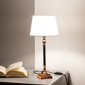 Brilagi - Pöytälamppu CERIA 1xE14/40W/230V musta/kupari/valkoinen