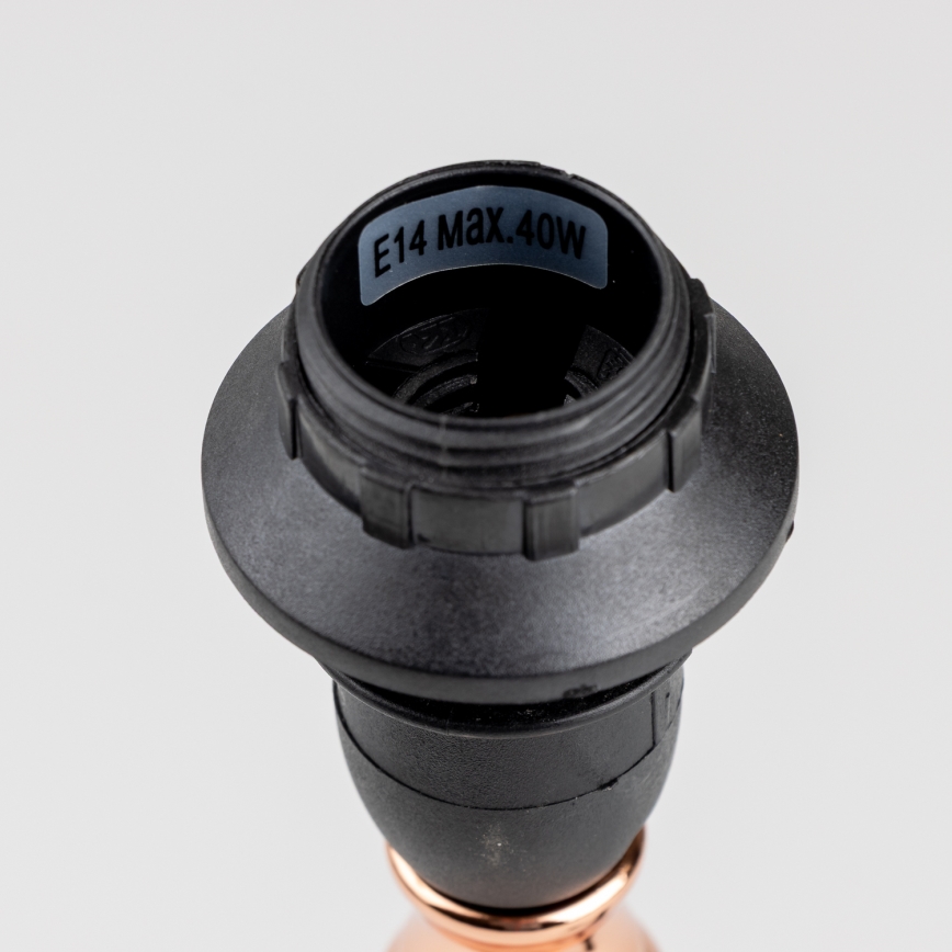 Brilagi - Pöytälamppu CERIA 1xE14/40W/230V musta/kupari/valkoinen