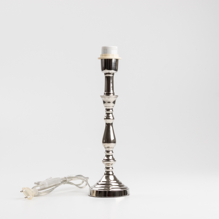 Brilagi - Pöytälamppu CERIA 1xE27/60W/230V halkaisija 30 cm kiiltävä kromi/vihreä