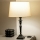 Brilagi - Pöytälamppu CERIA 1xE27/60W/230V halkaisija 30 cm musta/beige