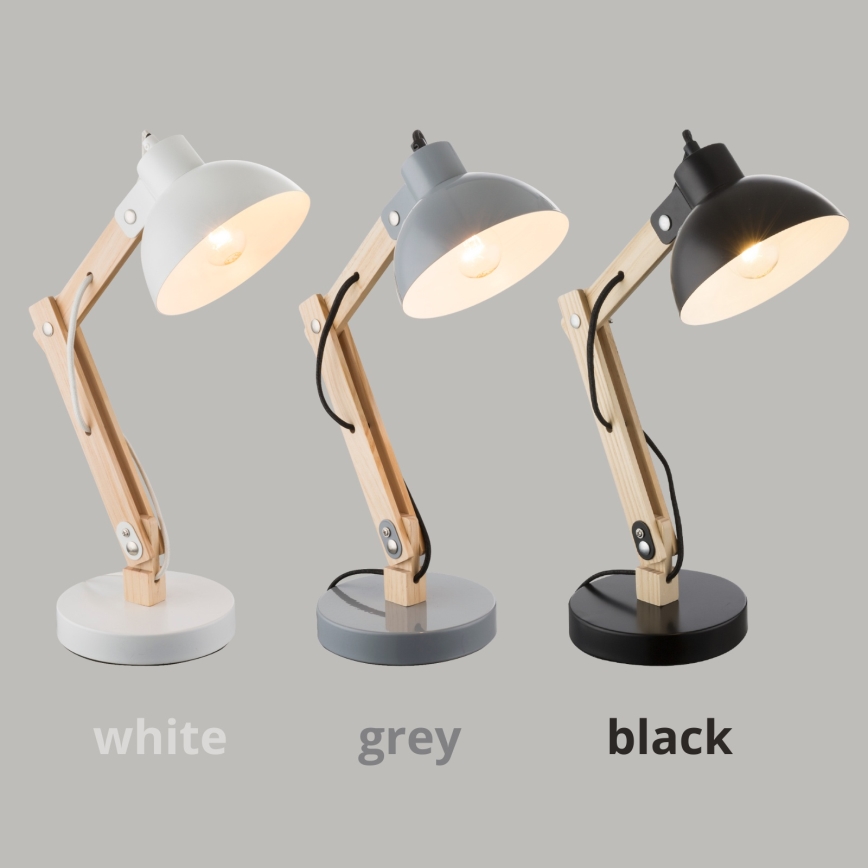 Brilagi - Pöytälamppu FOCUS 1xE27/40W/230V musta