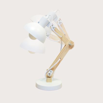 Brilagi - Pöytälamppu FOCUS 1xE27/40W/230V valkoinen