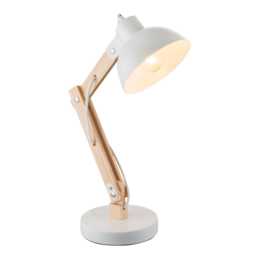 Brilagi - Pöytälamppu FOCUS 1xE27/40W/230V valkoinen