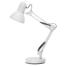 Brilagi - Pöytälamppu ROMERO 1xE27/60W/230V valkoinen