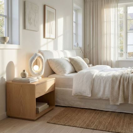 Brilagi - Pöytälamppu WABI SABI 1xG9/8W/230V valkoinen