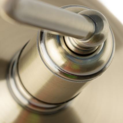 Brilagi - Pöytävalaisin BANK OFFICE 1xE27/60W/230V messinki/valkoinen