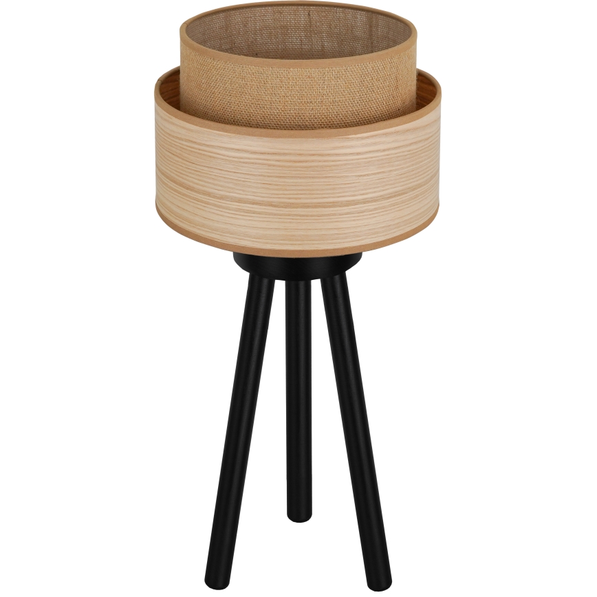 Brilagi - Pöytävalaisin MONTANA BOHO 1xE27/15W/230V ruskea/musta