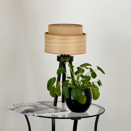 Brilagi - Pöytävalaisin MONTANA BOHO 1xE27/15W/230V ruskea/musta