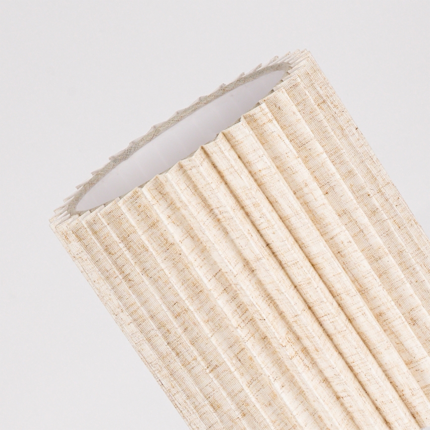 Brilagi - Pöytävalaisin NORDIC WAVE 1xE27/15W/230V pellava/musta