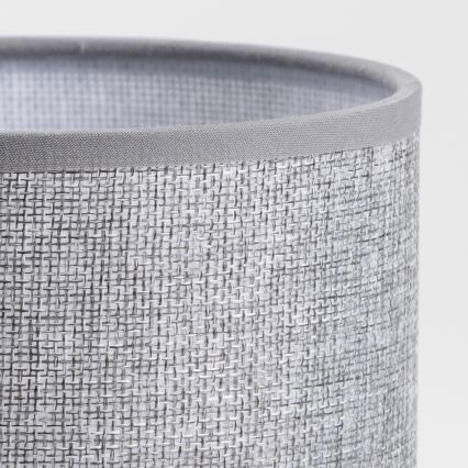 Brilagi - Pöytävalaisin NUBILA WOOD 1xE27/25W/230V tammi/harmaa