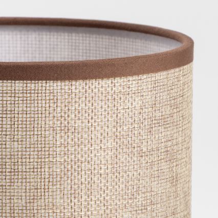 Brilagi - Pöytävalaisin NUBILA WOOD 1xE27/25W/230V tammi/ruskea