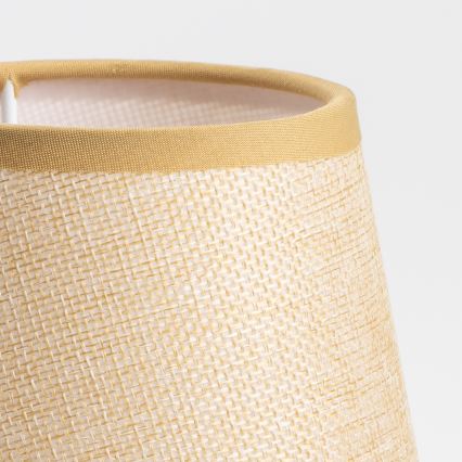 Brilagi - Pöytävalaisin NUBILA WOOD 1xE27/25W/230V tammi/vaaleanruskea