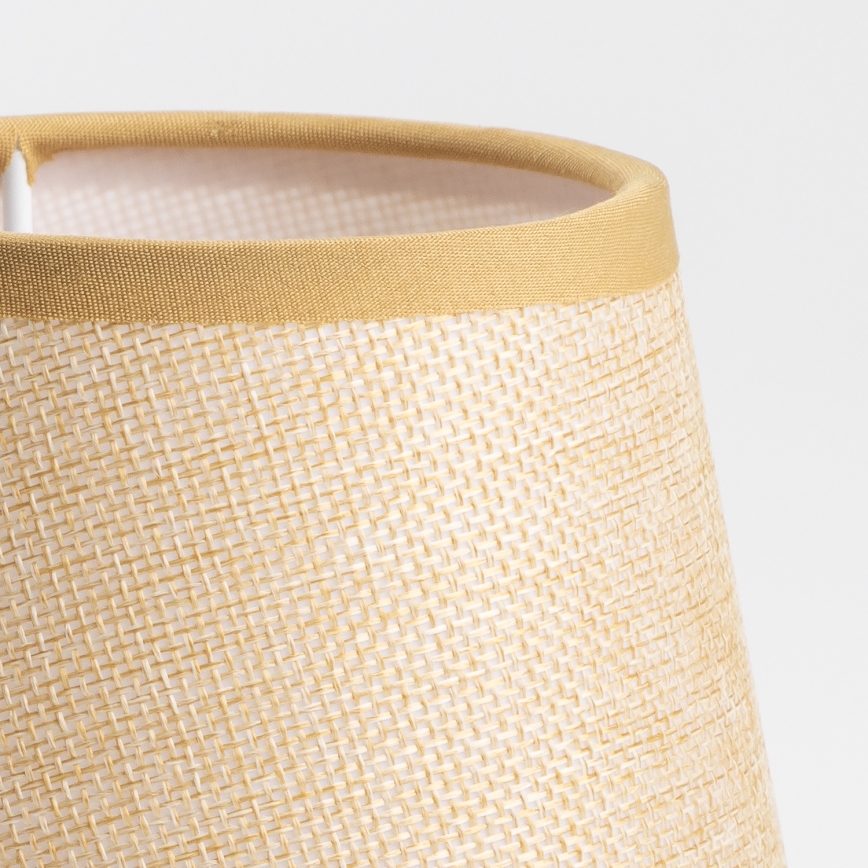 Brilagi - Pöytävalaisin NUBILA WOOD 1xE27/25W/230V tammi/vaaleanruskea