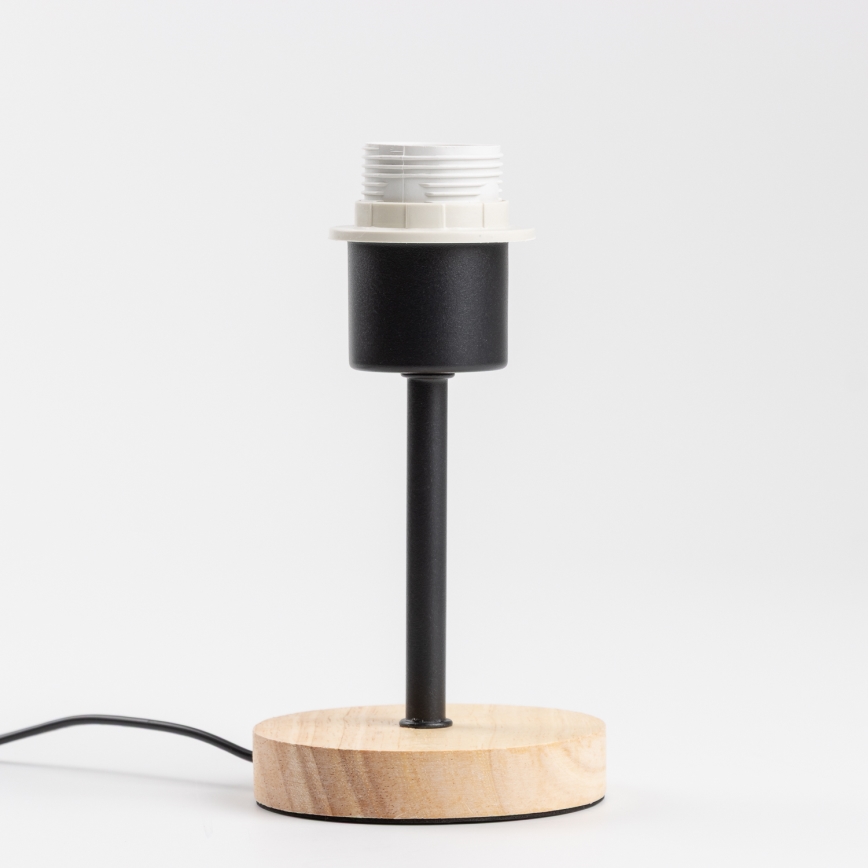 Brilagi - Pöytävalaisin NUBILA WOOD 1xE27/25W/230V tammi/vihreä