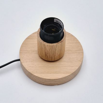 Brilagi - Pöytävalaisin WOODY BASKET 1xE27/60W/230V tammi