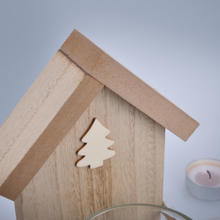 Brilagi - Puinen tuikkukynttilän pidike