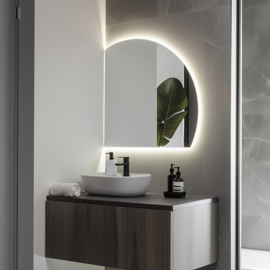 Brilagi - LED-kylpyhuonepeili QUARTIERE LED/25W/230V 70x75 cm IP44 CRI 90 himmennettävä + CCT