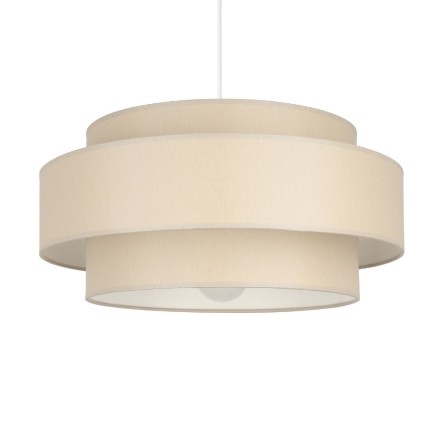 Brilagi - RESNA-riippuvalaisin vaijerilla 1xE27/60W/230V, halkaisija 40 cm, beige