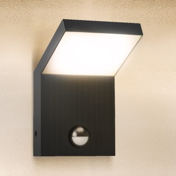 Brilagi - RIANO LED-ulkoseinävalaisin liiketunnistimella LED/8W/230V antrasiitti IP65