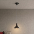 BRILAGI - riippuvalaisin johdolla FORGE 1xE27/60W/230V, halkaisija 22 cm, ruskea
