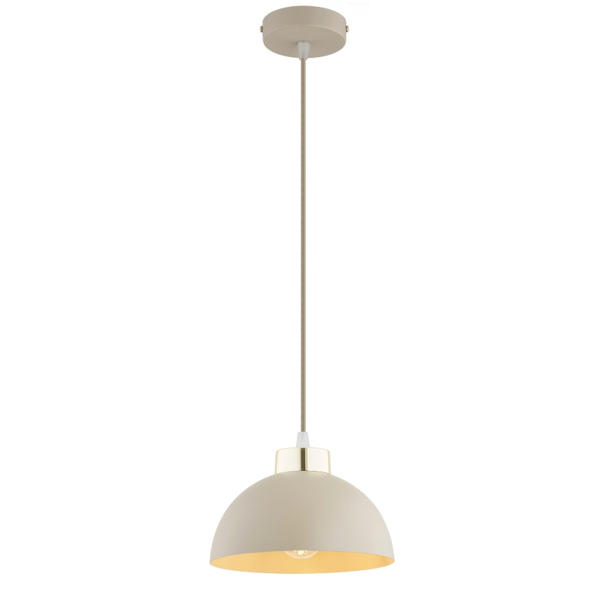 Brilagi - Riippuvalaisin johdolla MOON 1xE27/60W/230V Ø 18 cm beige/kultainen