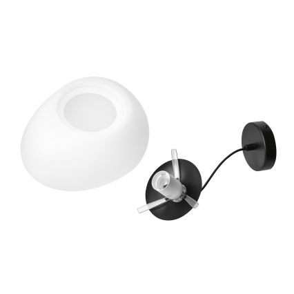 BRILAGI - Riippuvalaisin johdolla PEBBLES 1xE27/40W/230V halkaisija 30 cm musta