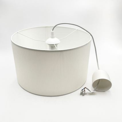Brilagi - Riippuvalaisin johdolla SIRIJA MODERN 1xE27/60W/230V Ø 35 cm valkoinen