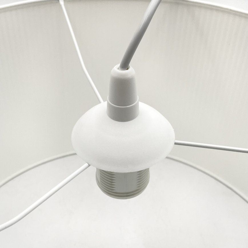 Brilagi - Riippuvalaisin johdolla SIRIJA MODERN 1xE27/60W/230V Ø 35 cm valkoinen