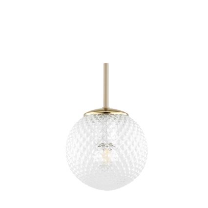 Brilagi - Riippuvalaisin johdolla STELLA 1xE27/60W/230V, halkaisija 15 cm, beige/kulta