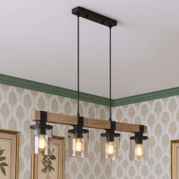 Brilagi - Riippuvalaisin johdolla VISTA 4xE27/60W/230V tammi