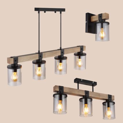 Brilagi - Riippuvalaisin johdolla VISTA 4xE27/60W/230V tammi