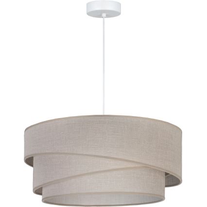 Brilagi - Riippuvalaisin kaapelilla ARROW 1xE27/60W/230V halkaisija 45 cm beige