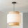 Brilagi - Riippuvalaisin kaapelilla CERIA 1xE27/40W/230V, halkaisija 40 cm, musta/beige/valkoinen