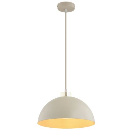 Brilagi - Riippuvalaisin kaapelilla MOON 1xE27/60W/230V Ø 30 cm beige/kulta