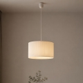 Brilagi - riippuvalaisin kaapelilla SIRIJA MODERN 1xE27/60W/230V, halkaisija 35 cm, kermanvärinen