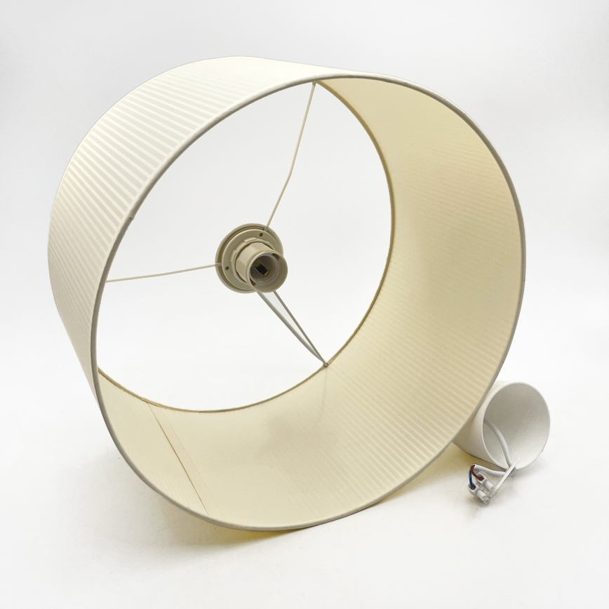Brilagi - riippuvalaisin kaapelilla SIRIJA MODERN 1xE27/60W/230V, halkaisija 35 cm, kermanvärinen
