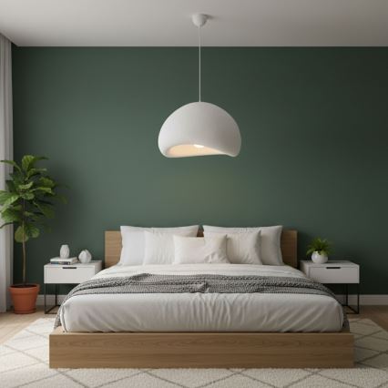 Brilagi - Riippuvalaisin kaapelilla WABI SABI 1xE27/40W/230V, halkaisija 50 cm, valkoinen