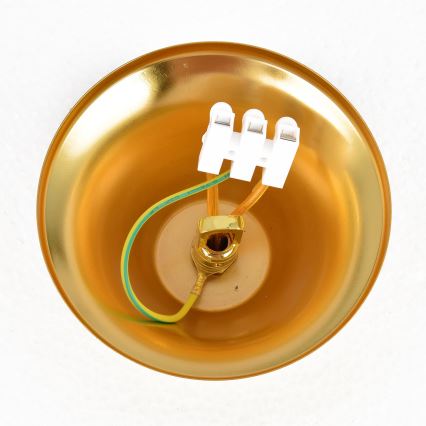 Brilagi - Riippuvalaisin ketjulla ECLIPSE 5xE14/10W/230V, Ø 38 cm, musta/kultainen