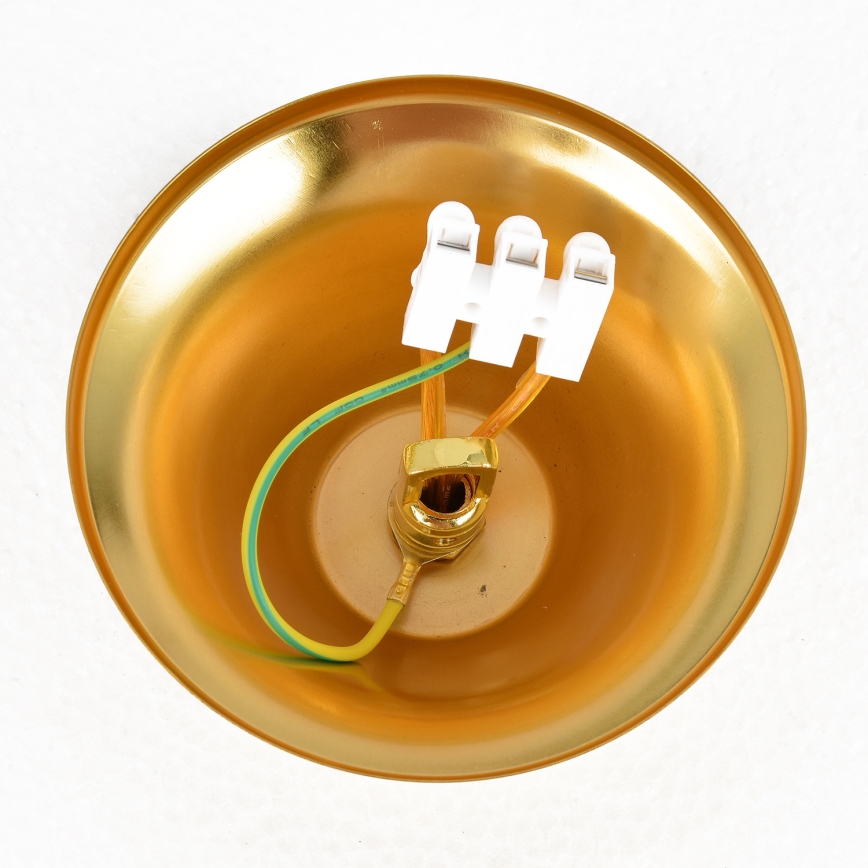 Brilagi - Riippuvalaisin ketjulla ECLIPSE 7xE14/10W/230V ø 48 cm kullanvärinen