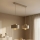 Brilagi - Riippuvalaisin vaijerilla 2xE27/60W/230V beige/kulta