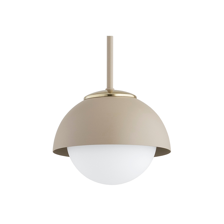 Brilagi - Riippuvalaisin vaijerilla 3xE27/60W/230V beige/kultainen